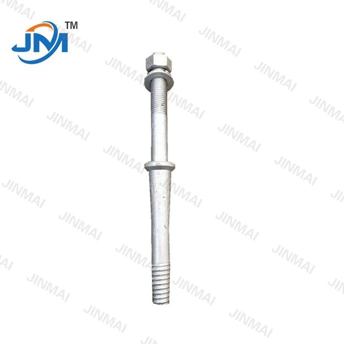 Materyèl galvanize Pol tèt Pin Spindle