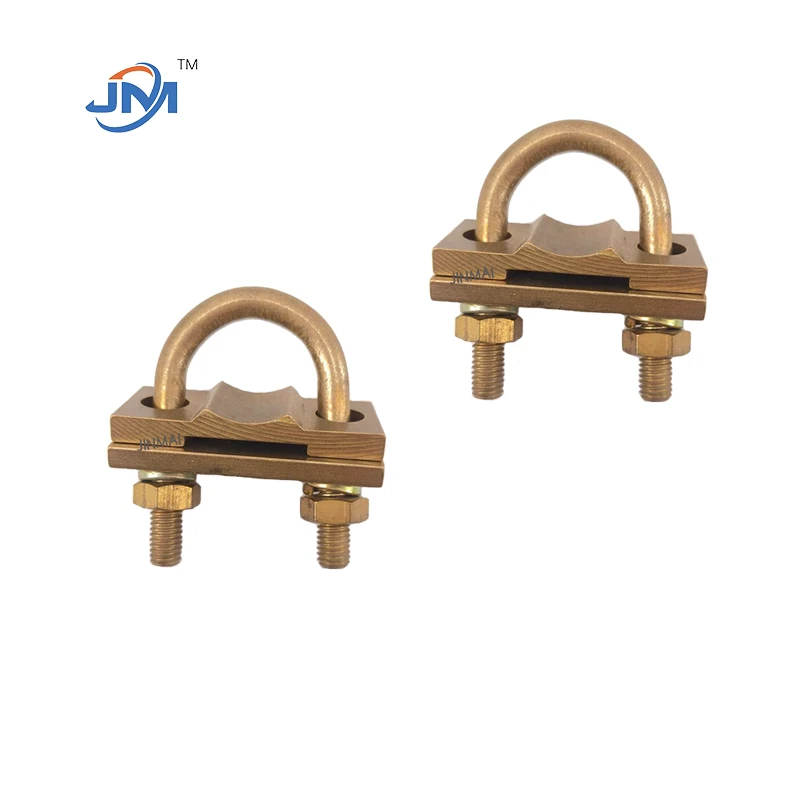 Segondè-Kanp kwiv Kalite U-Grounding Clamp