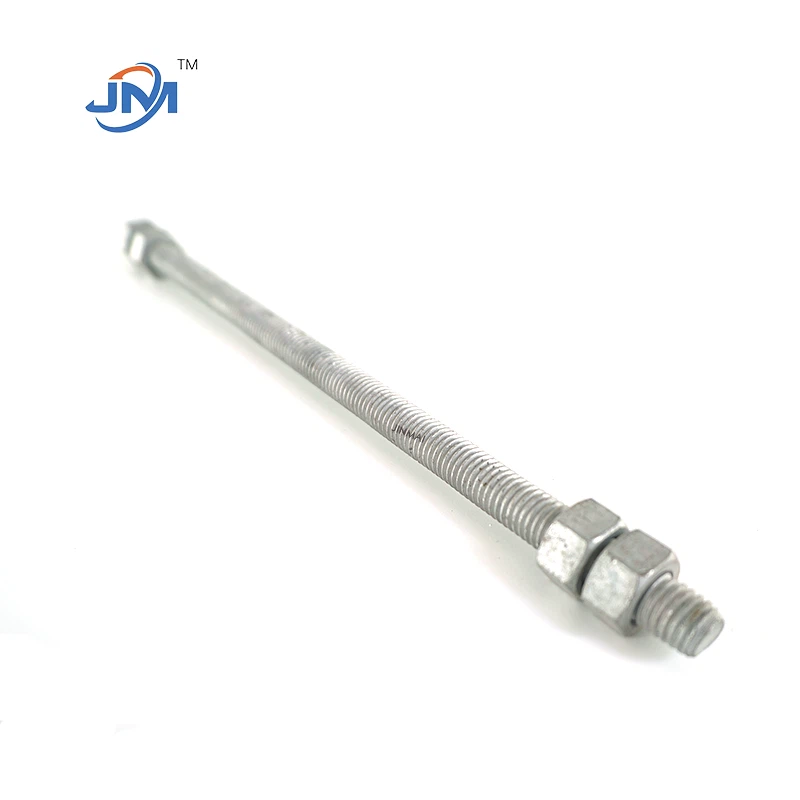 Hot plonje galvanised boulon fil plen