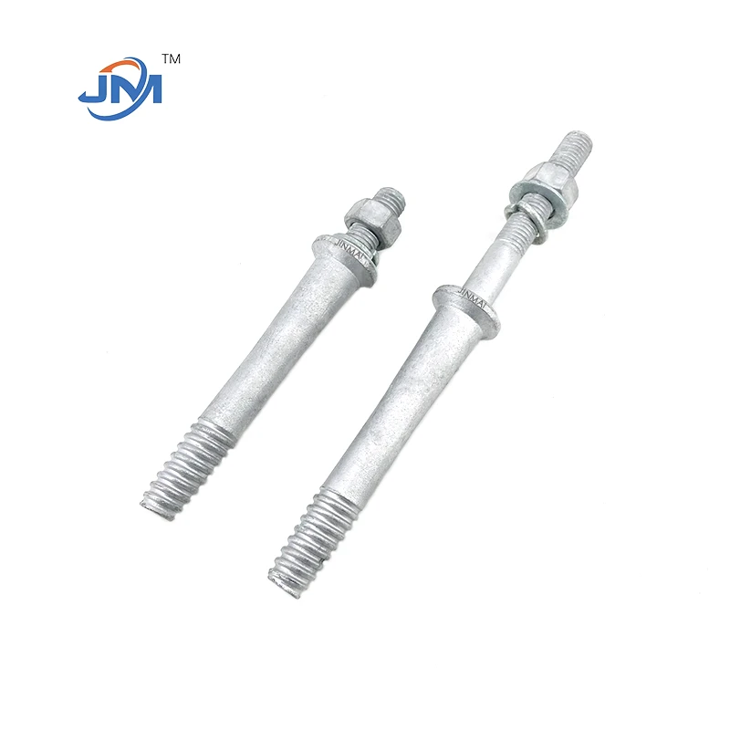 Cho -Plonje Galvanize Steel Pin/Izolan Spindle