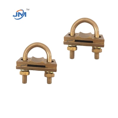 Segondè-Kanp kwiv Kalite U-Grounding Clamp