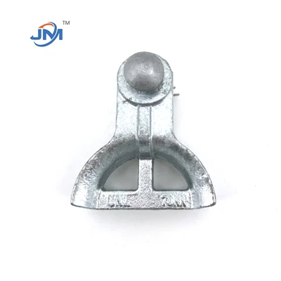 Cho plonje galvanize Thimble Clevis